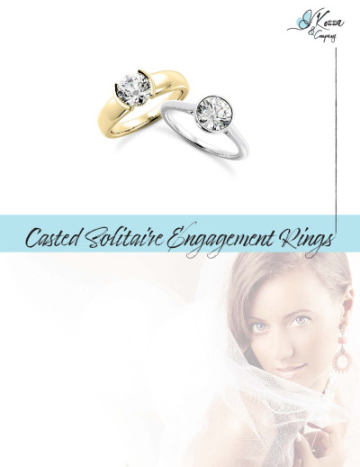 Casted Solitaire Engagement Rings | kozza.com