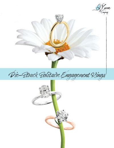 Die-Struck Solitaire Engagement Rings | kozza.com