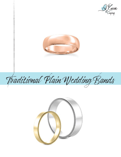 Traditional Plain Wedding Bands | kozza.com